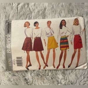 CUT 1994 Butterick Skirts sewing pattern #3570